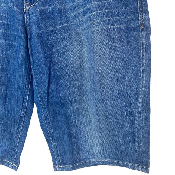 Meltin' Pot Pamel Bermuda Jean Shorts Women's 30 Medium Wash Premium Blue Denim - Picture 6 of 12